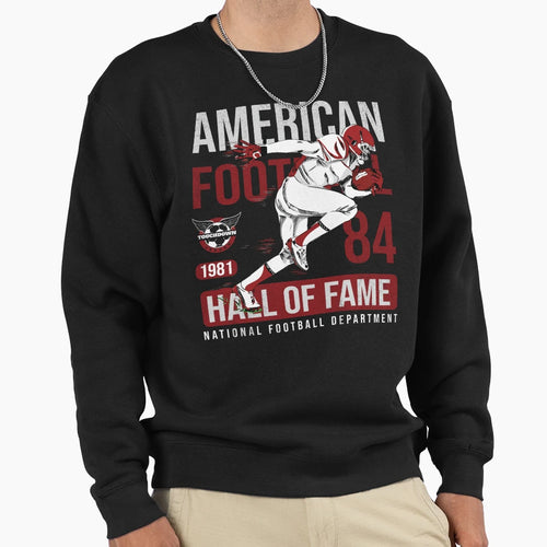 American Football Hall Fame Sweatshirt - Aesthetic Graphic for Adults - T-Shirt, Sweatshirt, Hoodie