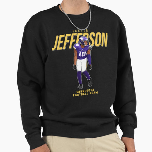 JJ 18 Minnesota Football Team Sweatshirt - Casual Everyday Wear Men Women - T-Shirt, Sweatshirt, Hoodie