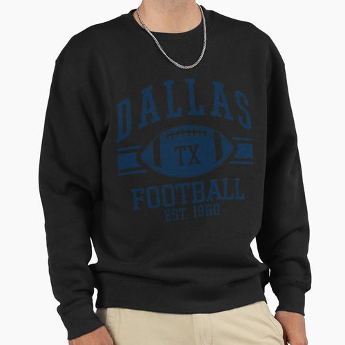 Distressed Dallas Cowboys Football Sweatshirt - Trendy Graphic Men Women - T-Shirt, Sweatshirt, Hoodie