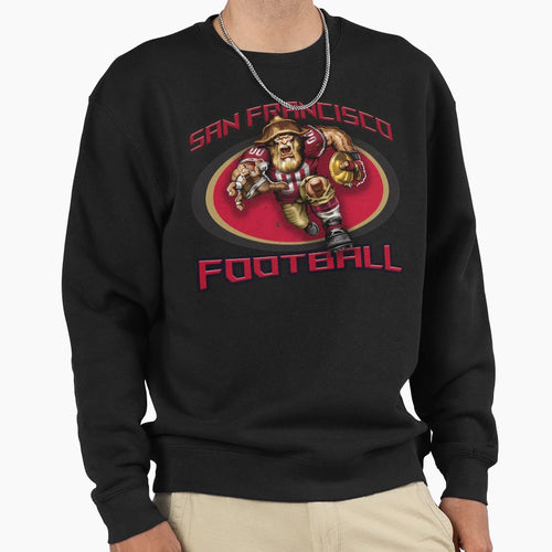 San Francisco Football Sweatshirt - Graphic Print Unisex - T-Shirt, Sweatshirt, Hoodie