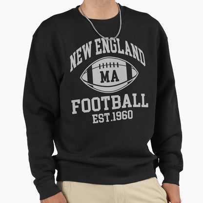 New England Football Massachusetts Sweatshirt - Trendy Graphic Men Women - T-Shirt, Sweatshirt, Hoodie