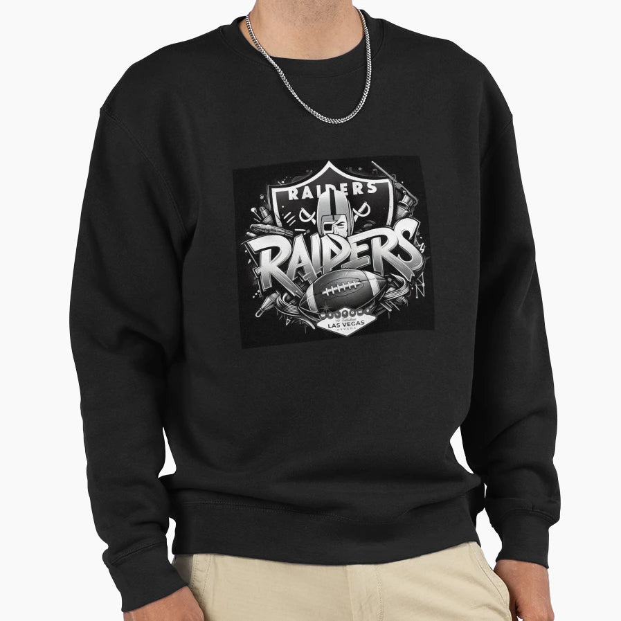 Football Las Vegas Raiders Sweatshirt - Fun Novelty Design for Adults - T-Shirt, Sweatshirt, Hoodie