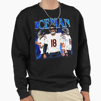 CW Iceman Chicago Bears 2025 Sweatshirt - Fun Novelty Design Men Women - T-Shirt, Sweatshirt, Hoodie