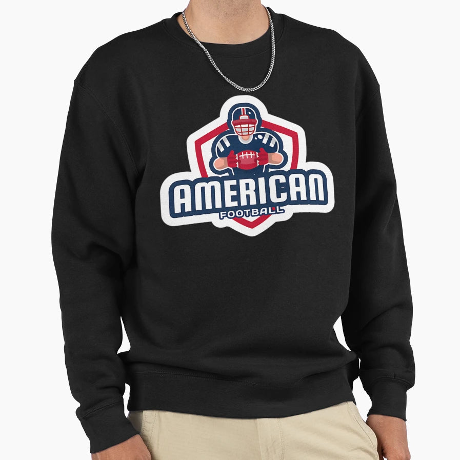 American Football Sweatshirt - Minimalist Print Unisex - T-Shirt, Sweatshirt, Hoodie