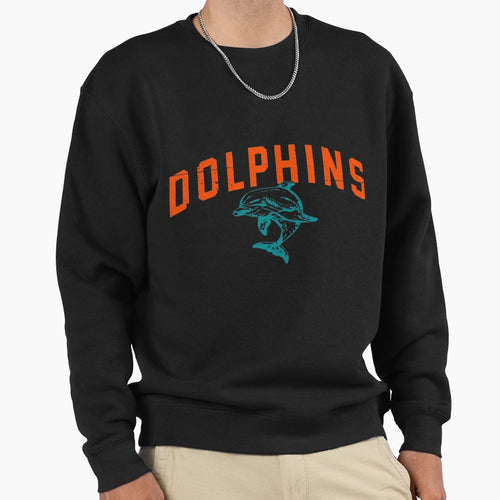 Football Miami Dolphins Sweatshirt - Trendy Graphic for Adults - T-Shirt, Sweatshirt, Hoodie
