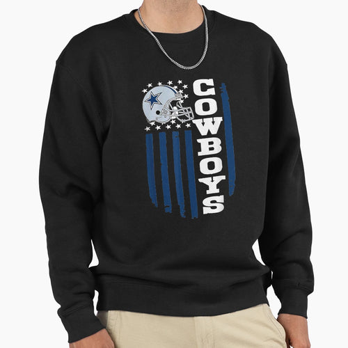 Dallas Fan Cow 4Th July America Sweatshirt - Novelty Apparel for Adults - T-Shirt, Sweatshirt, Hoodie