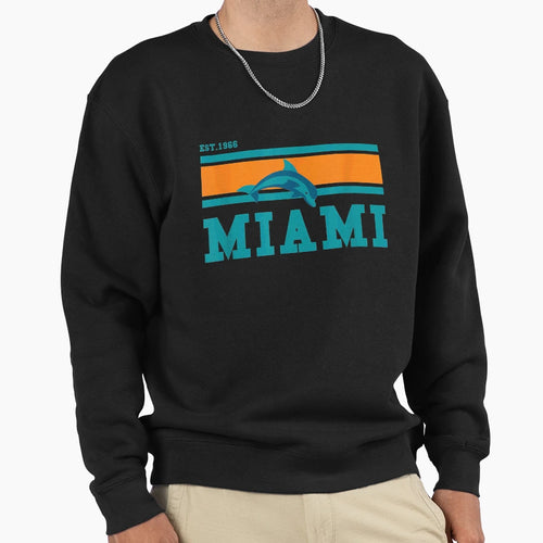 Miami Sports Team Est 1966 Athletic Sweatshirt - Minimalist Print Unisex - T-Shirt, Sweatshirt, Hoodie
