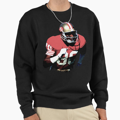 Jerry Rice San Francisco Sweatshirt - Novelty Apparel Unisex - T-Shirt, Sweatshirt, Hoodie