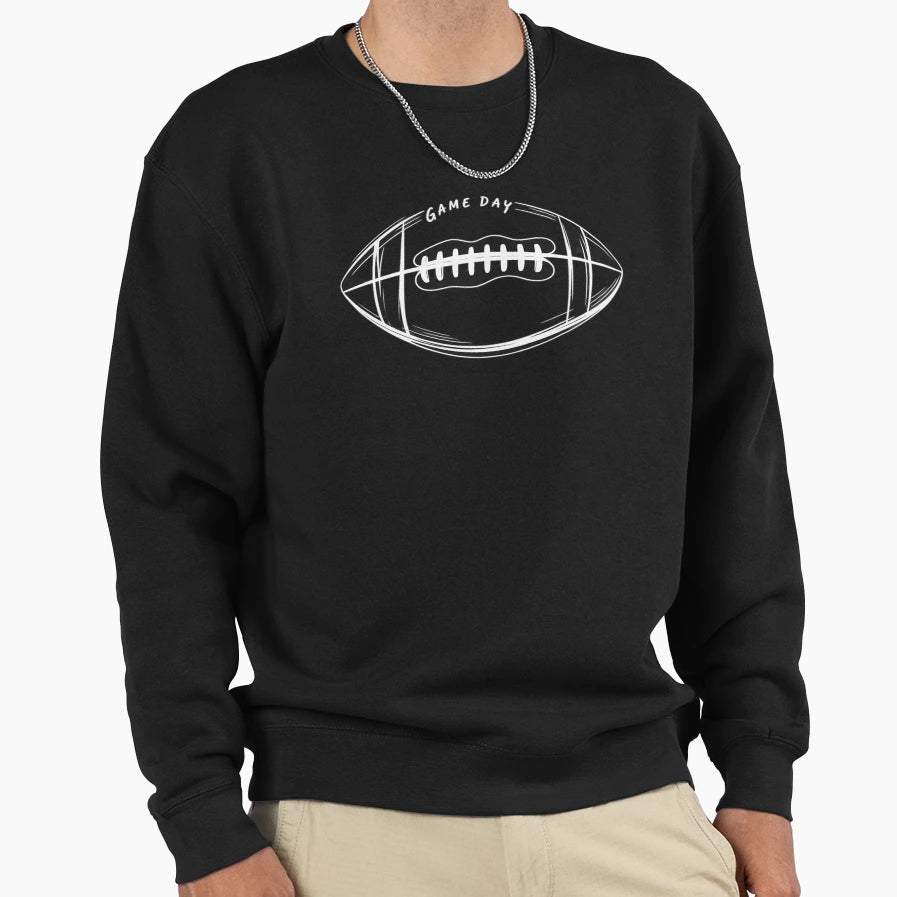 Game Day Football Game Day Football Sweatshirt - Unique Graphic for Adults - T-Shirt, Sweatshirt, Hoodie