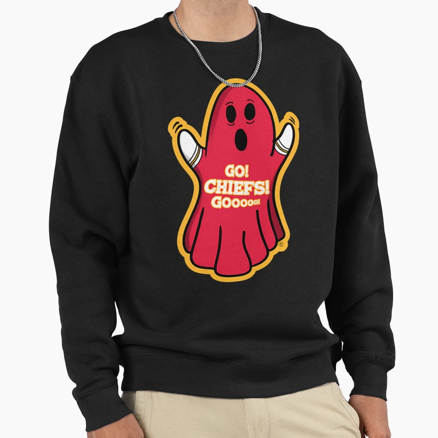 Ghost Kansas City Chiefs Sweatshirt - Fun Novelty Design Men Women - T-Shirt, Sweatshirt, Hoodie