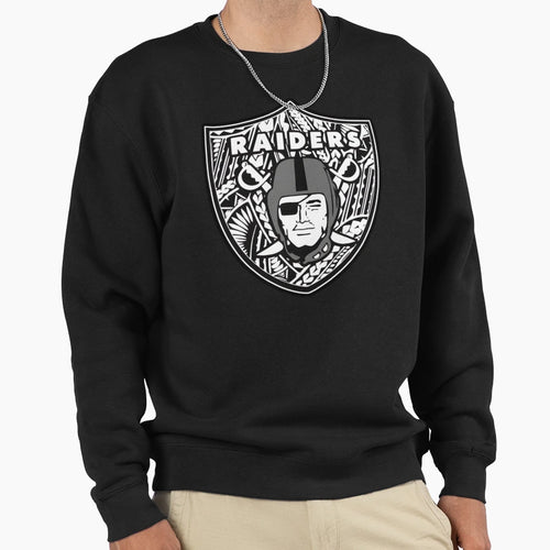 Raiders Shield Sweatshirt - Custom Art Print Unisex - T-Shirt, Sweatshirt, Hoodie