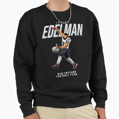 Julian Edelman 11 New England Sweatshirt - Trendy Graphic for Adults - T-Shirt, Sweatshirt, Hoodie