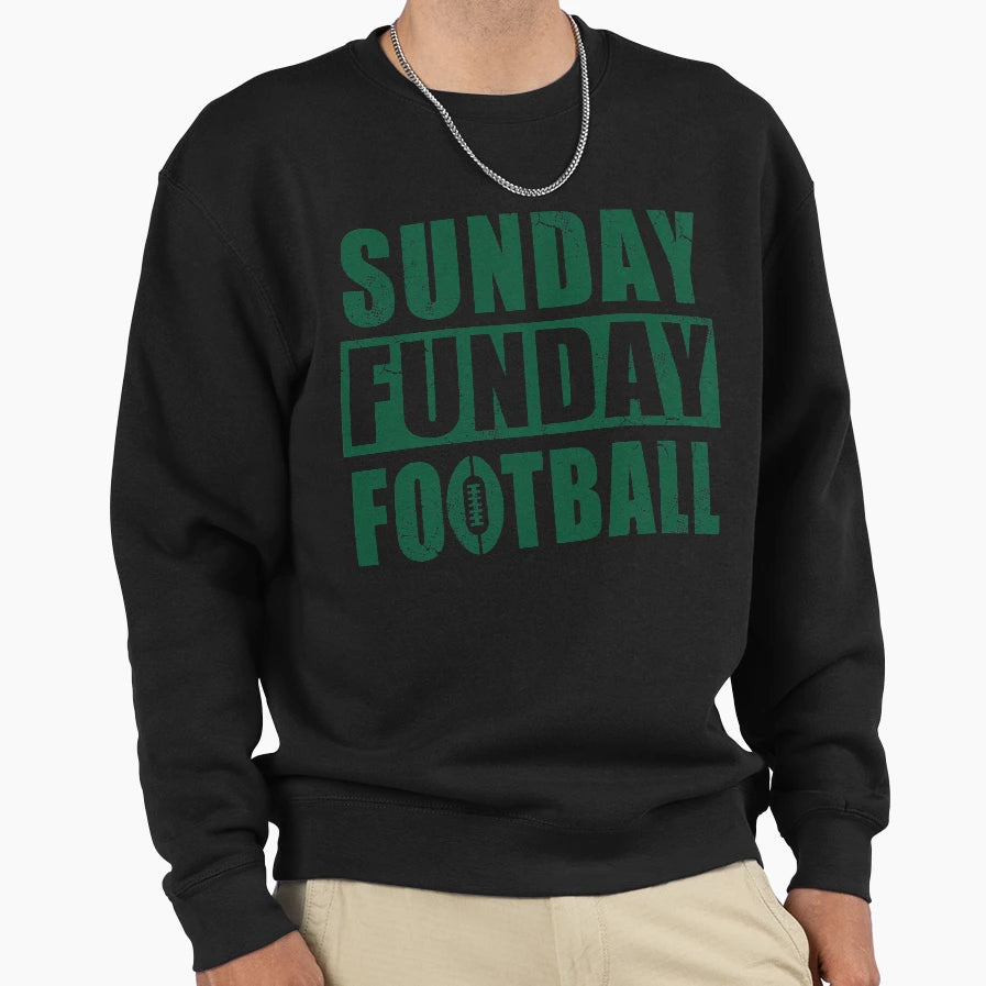 Sunday Funday Football Sweatshirt - Custom Art Print for Adults - T-Shirt, Sweatshirt, Hoodie