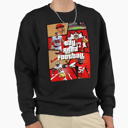 Bay Area Football Sweatshirt - Graphic Print Unisex - T-Shirt, Sweatshirt, Hoodie