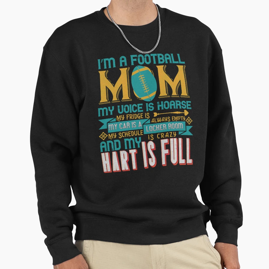 Football Sweatshirt - Trendy Graphic for Adults - T-Shirt, Sweatshirt, Hoodie