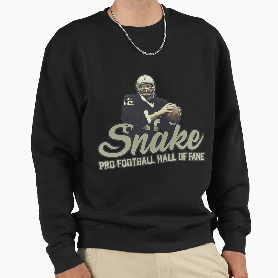 Raiders T Shirtsnake Ken Stabler Hof T-Shirt - Graphic Print Men Women - T-Shirt, Sweatshirt, Hoodie