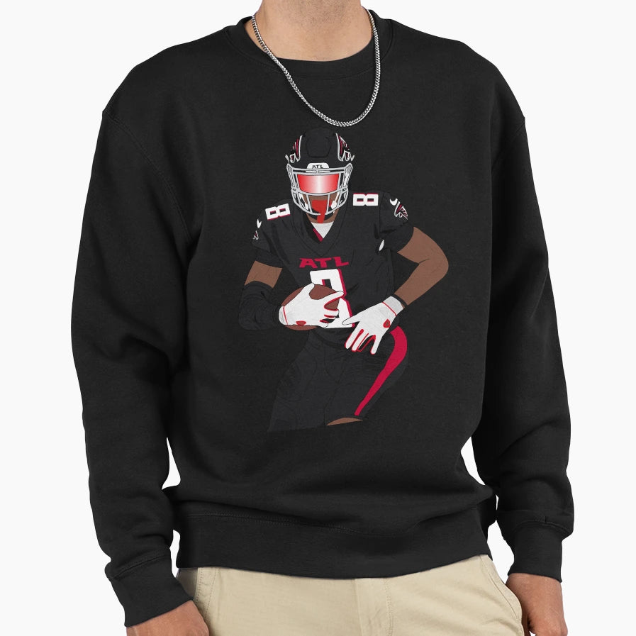 Kyle Pitts Falcons Png T-Shirt - Trendy Graphic Unisex - T-Shirt, Sweatshirt, Hoodie