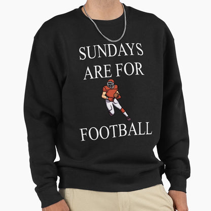 Sundays Are Football Sweatshirt - Minimalist Print Unisex - T-Shirt, Sweatshirt, Hoodie