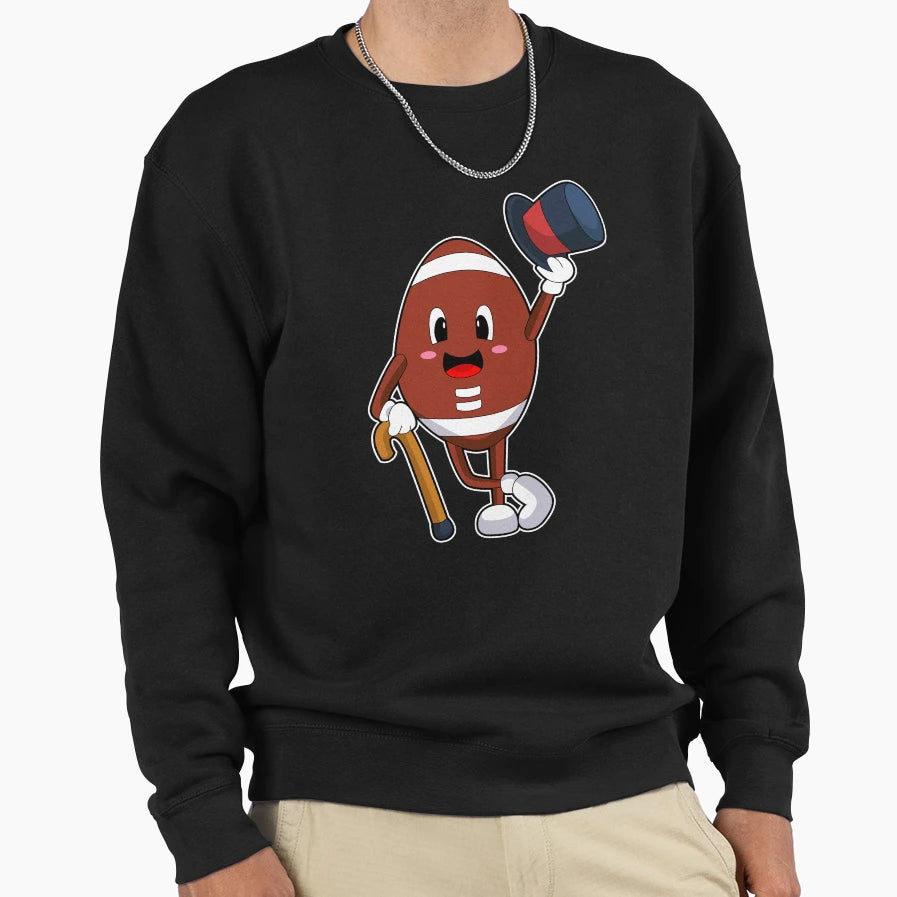 Gentleman Football Sports Sweatshirt - Trendy Graphic Men Women - T-Shirt, Sweatshirt, Hoodie