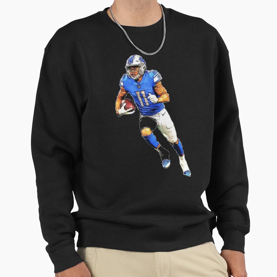 Detroit Lions Sweatshirt - Casual Everyday Wear Men Women - T-Shirt, Sweatshirt, Hoodie
