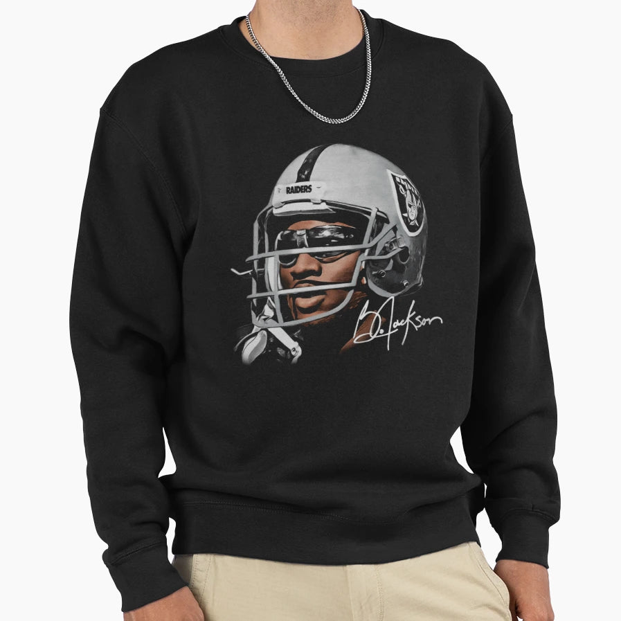 Bo Jackson Watercolor Art Sweatshirt - Aesthetic Graphic Unisex - T-Shirt, Sweatshirt, Hoodie