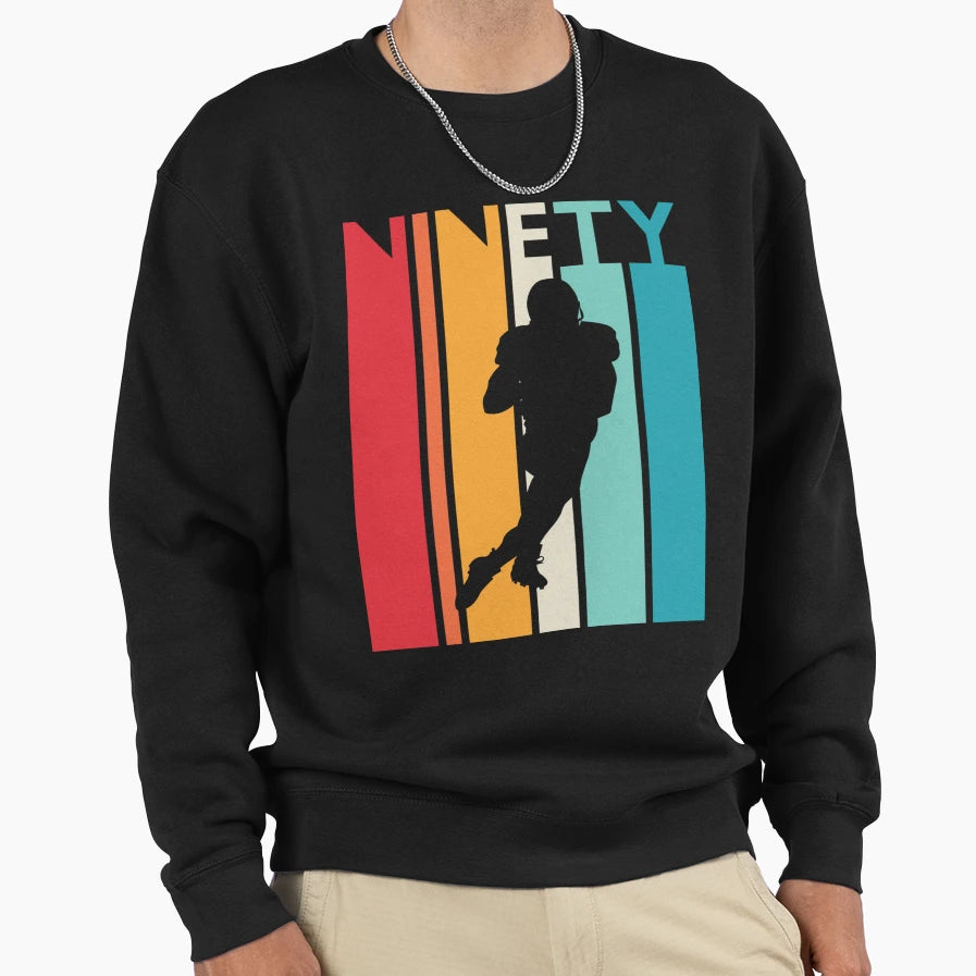 90Th Birthday Gift Football 90 Year Old T-Shirt - Streetwear Style Unisex - T-Shirt, Sweatshirt, Hoodie