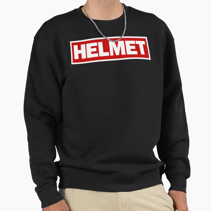 Meantime Helmet Sweatshirt - Casual Everyday Wear Men Women - T-Shirt, Sweatshirt, Hoodie