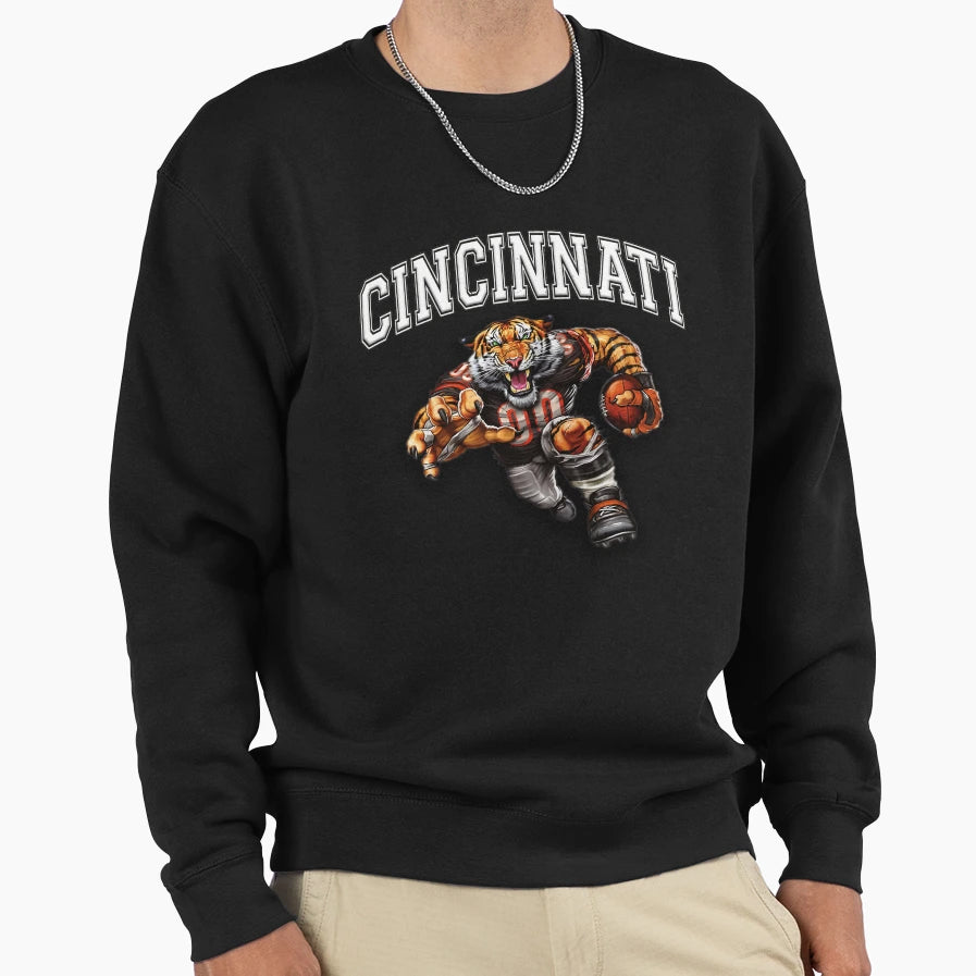 Cincinnati Football Sweatshirt - Casual Everyday Wear for Adults - T-Shirt, Sweatshirt, Hoodie
