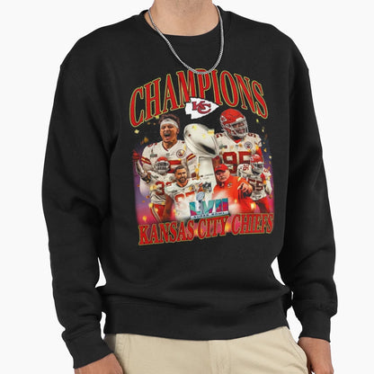 Art Kansas City Chiefs Sweatshirt - Casual Everyday Wear Unisex - T-Shirt, Sweatshirt, Hoodie