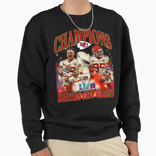 Art Kansas City Chiefs Sweatshirt - Casual Everyday Wear Unisex - T-Shirt, Sweatshirt, Hoodie