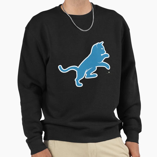 Feline Pounce Sports Mascot Sweatshirt - Unique Graphic Men Women - T-Shirt, Sweatshirt, Hoodie