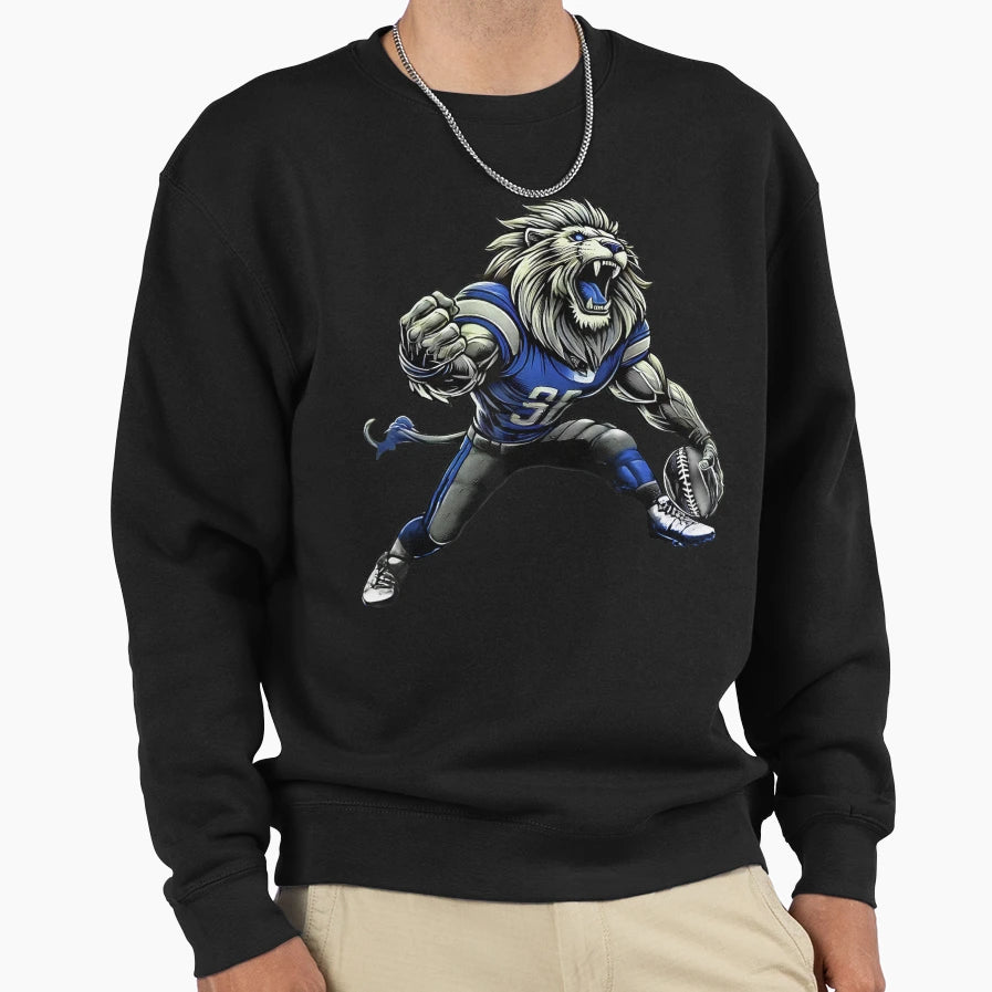 Detroit Football Sweatshirt - Unique Graphic Unisex - T-Shirt, Sweatshirt, Hoodie