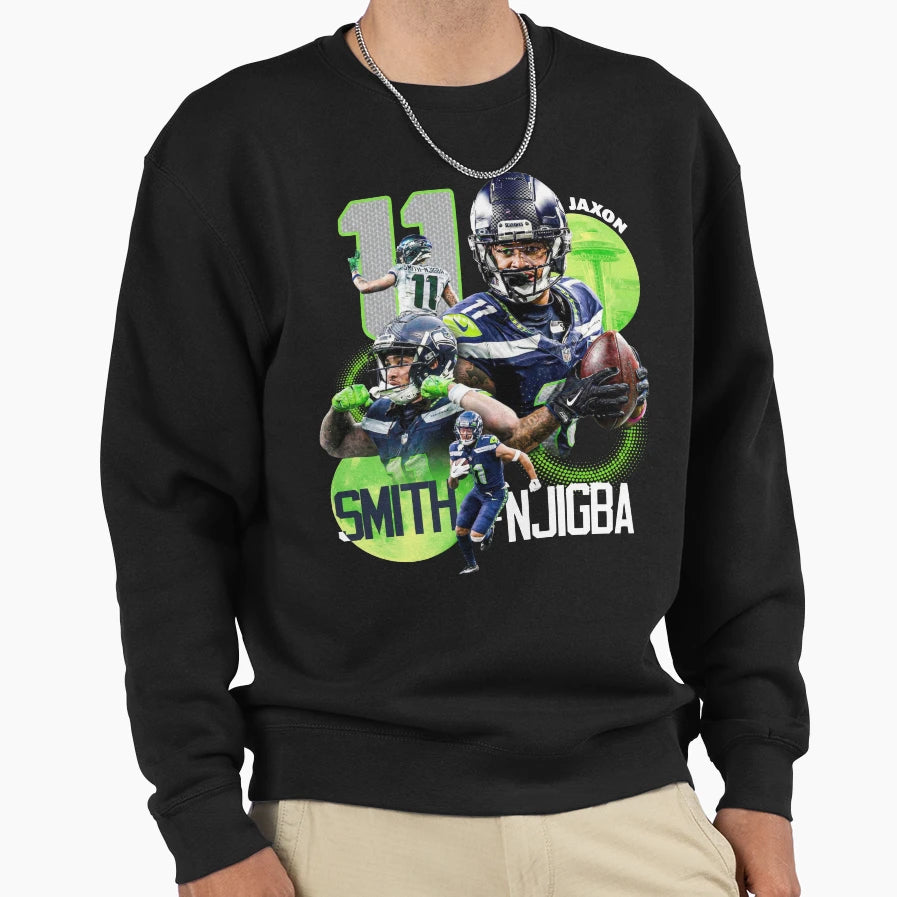 Jaxon Smith Njigba Sweatshirt - Aesthetic Graphic Men Women - T-Shirt, Sweatshirt, Hoodie