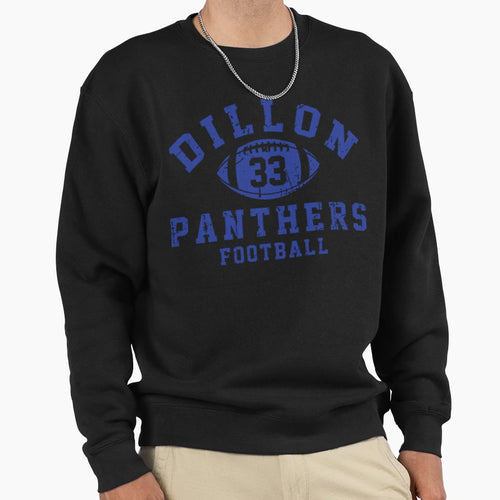 Dillon Panthers Football 33 Sweatshirt - Trendy Graphic Men Women - T-Shirt, Sweatshirt, Hoodie