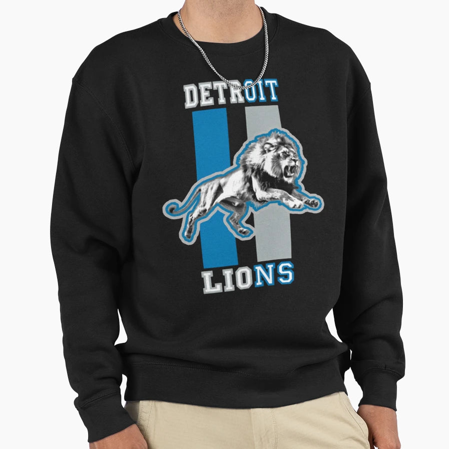 Football Detroit Lions Sweatshirt - Fun Novelty Design Unisex - T-Shirt, Sweatshirt, Hoodie