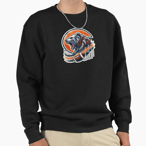 Chicago Bears Roaring Sweatshirt - Minimalist Print Unisex - T-Shirt, Sweatshirt, Hoodie
