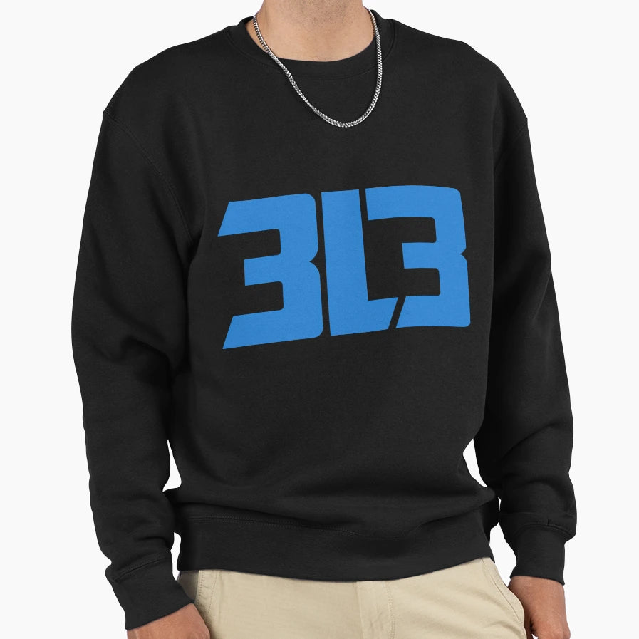 Detroit 313 3L3 Bold City Pride Sweatshirt - Streetwear Style Men Women - T-Shirt, Sweatshirt, Hoodie
