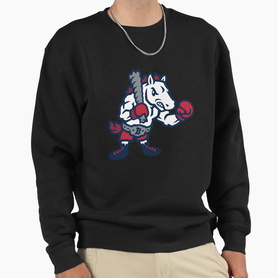 Binghamton Rumble Ponies Logo Sweatshirt - Novelty Apparel Men Women - T-Shirt, Sweatshirt, Hoodie