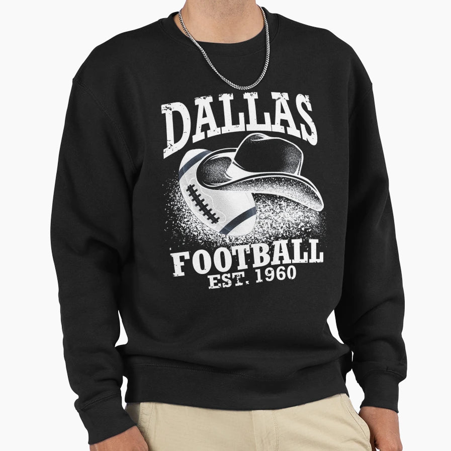 Art Dallas Cowboys Sweatshirt - Custom Art Print Men Women - T-Shirt, Sweatshirt, Hoodie