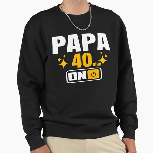Dad 40 Years Old 40S Birthday Sweatshirt - Casual Everyday Wear Unisex - T-Shirt, Sweatshirt, Hoodie