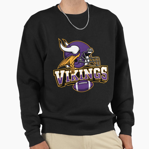 Minnesota Vikings Football Sweatshirt - Novelty Apparel Men Women - T-Shirt, Sweatshirt, Hoodie