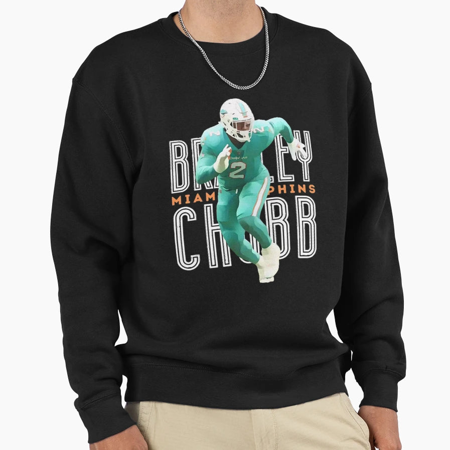 Bradley Chubb Dolphins Football T-Shirt - Streetwear Style Men Women - T-Shirt, Sweatshirt, Hoodie