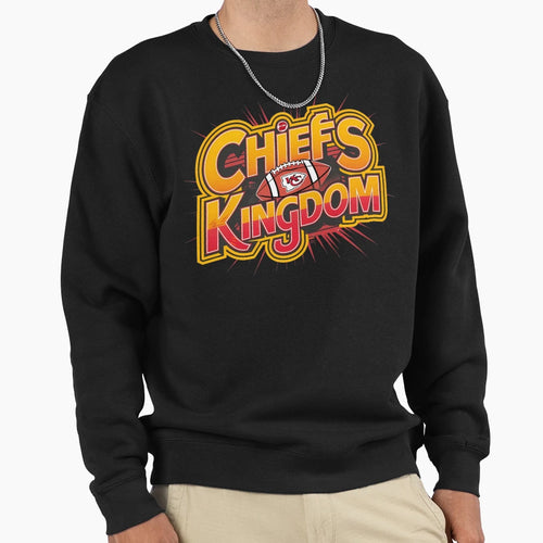 Chiefs Kingdom Sweatshirt - Aesthetic Graphic Unisex - T-Shirt, Sweatshirt, Hoodie