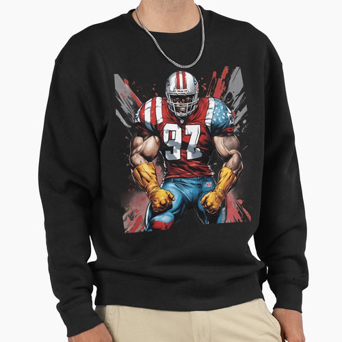 American Football Cornerback Sweatshirt - Fun Novelty Design for Adults - T-Shirt, Sweatshirt, Hoodie