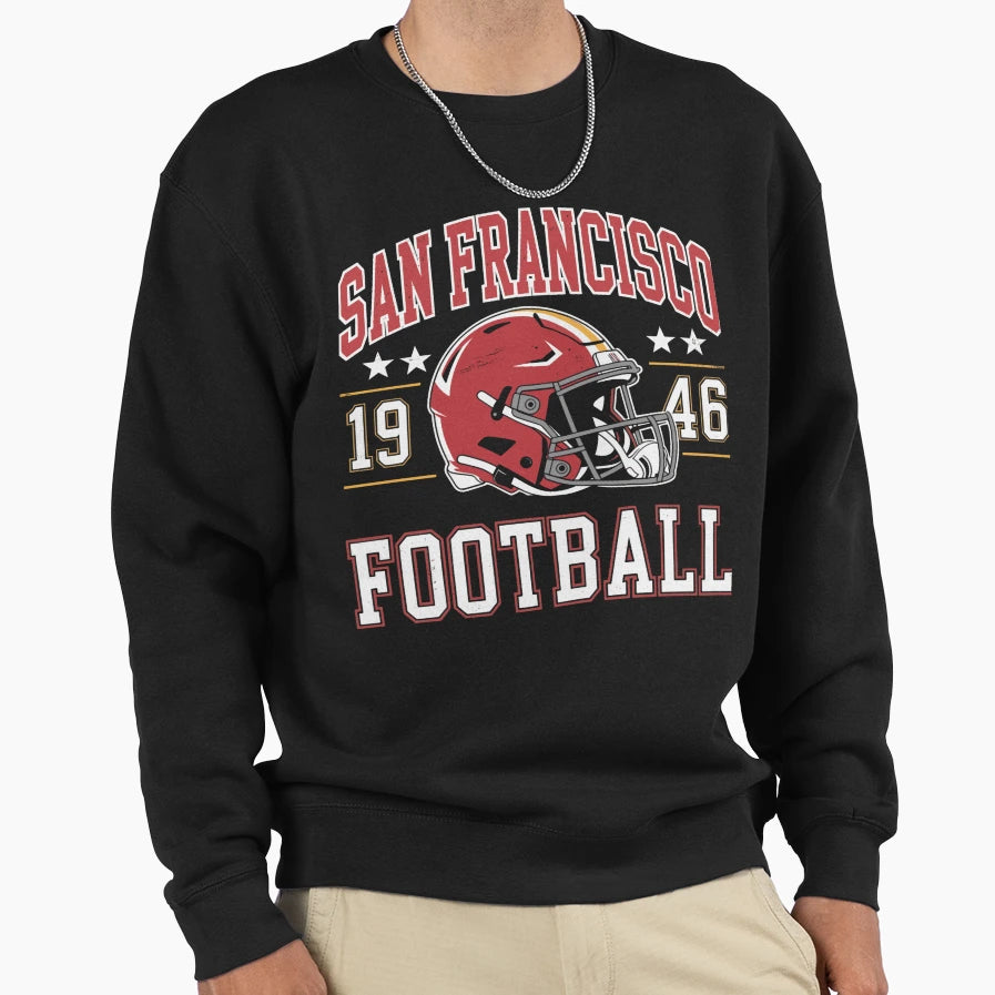 Art San Francisco 49Ers Sweatshirt - Novelty Apparel Unisex - T-Shirt, Sweatshirt, Hoodie
