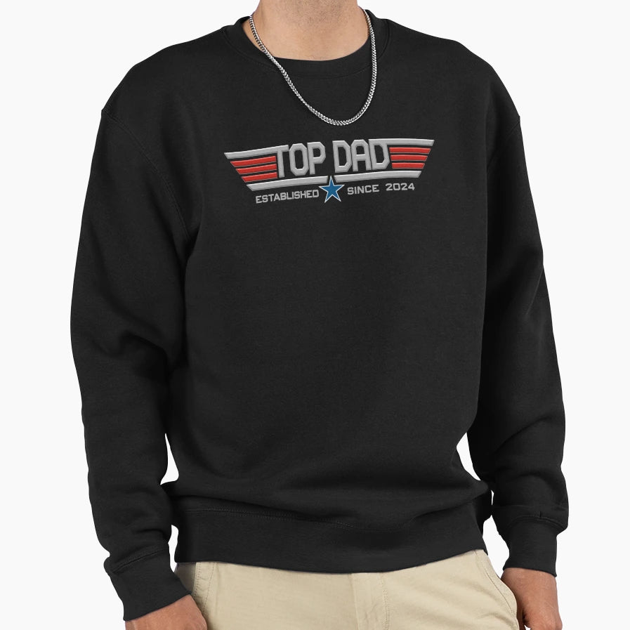 Dad Established Since 2024 Sweatshirt - Custom Art Print Men Women - T-Shirt, Sweatshirt, Hoodie