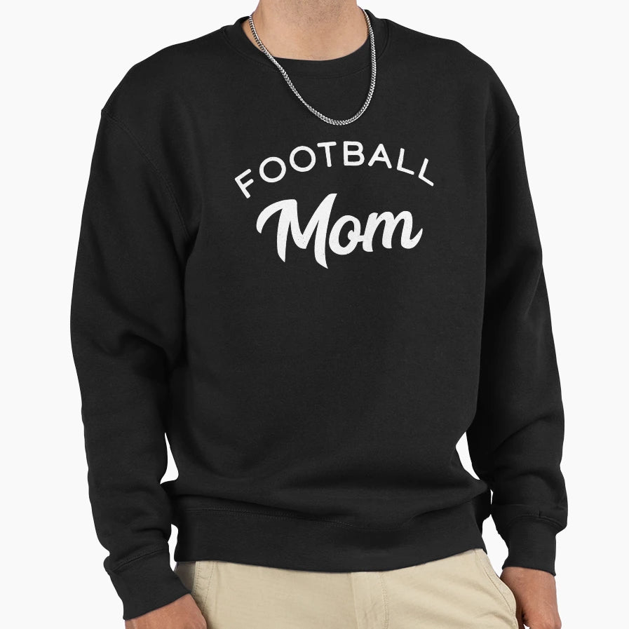 Football Mom Sweatshirt - Trendy Graphic for Adults - T-Shirt, Sweatshirt, Hoodie