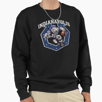 Indianapolis Football Detroit Sweatshirt - Minimalist Print Men Women - T-Shirt, Sweatshirt, Hoodie