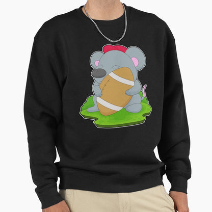 Mouse American Football Sports Sweatshirt - Streetwear Style Men Women - T-Shirt, Sweatshirt, Hoodie