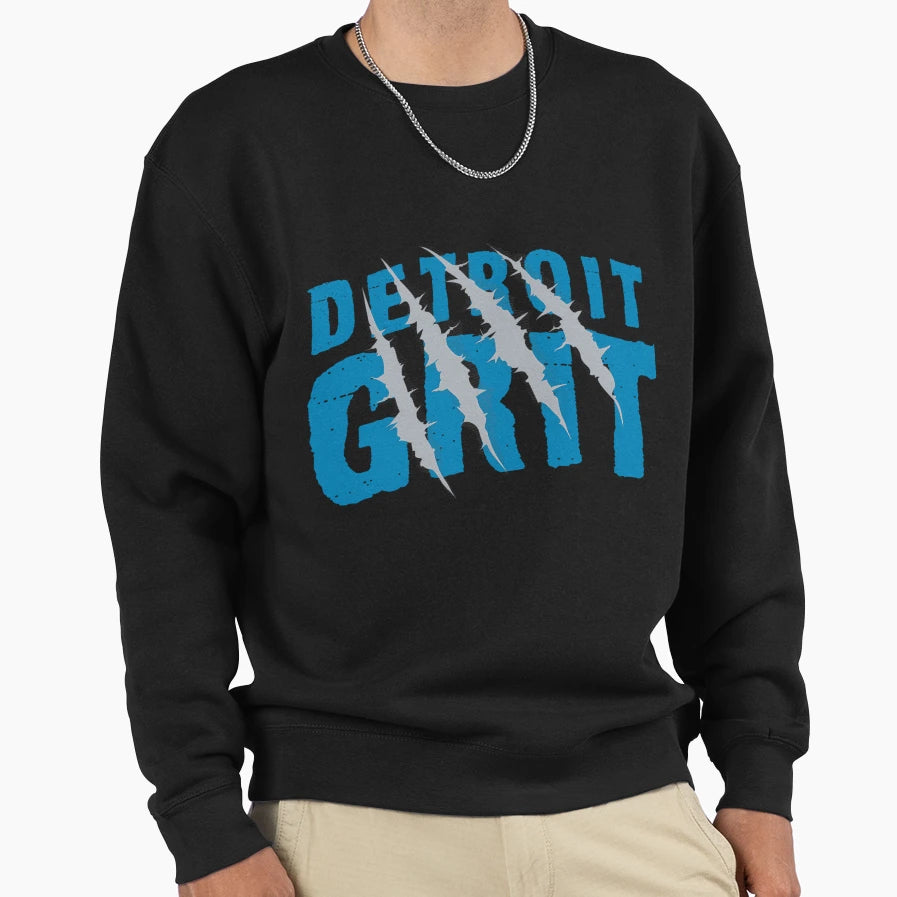 Detroit Grit Claw Mark Scratch Sweatshirt - Casual Everyday Wear for Adults - T-Shirt, Sweatshirt, Hoodie